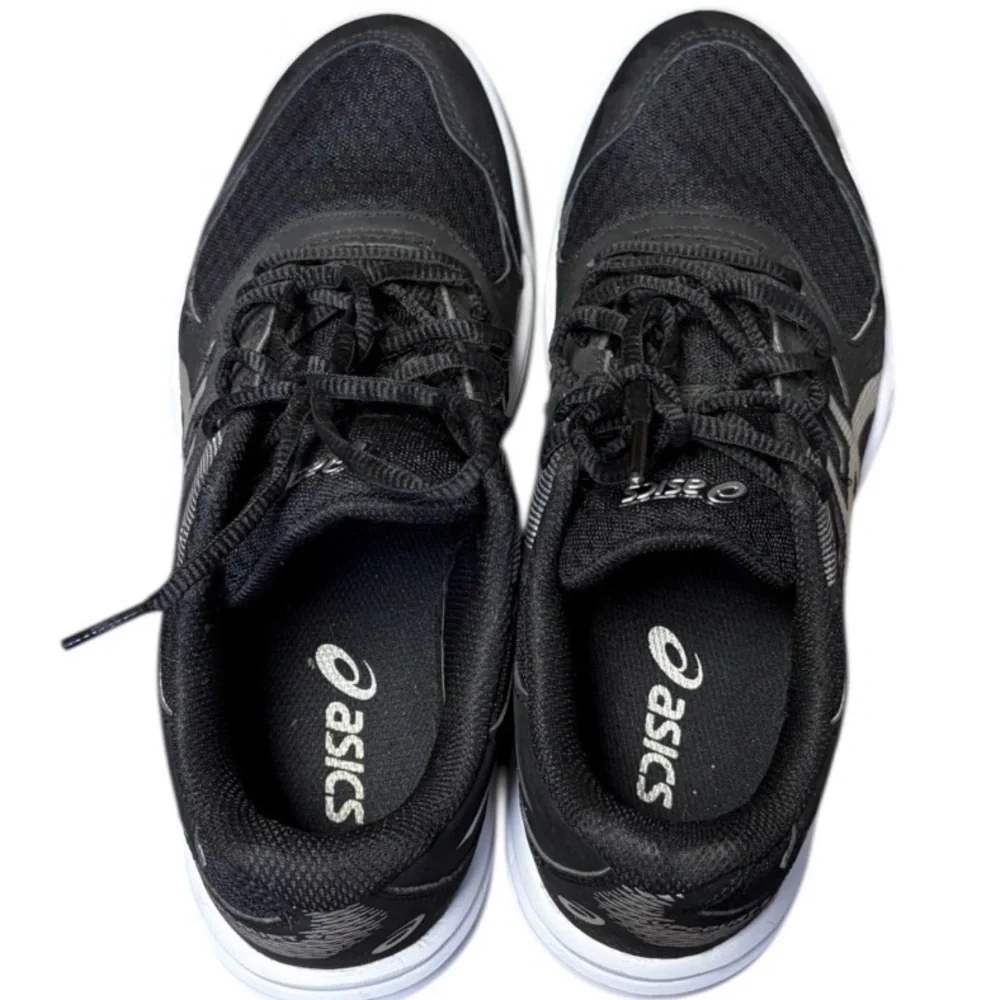 ASICS Upcourt 5 Women’s Size 8 Volleyball Shoes Black Sneakers